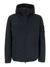 Stone Island Padded Jacket With Hood And Drip-proof In Black