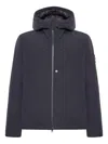 Stone Island Padded Jacket With Hood And Drip-proof In Blue
