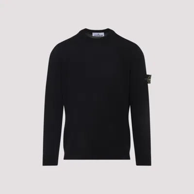 STONE ISLAND BLACK JUNIPER COTTON SWEATSHIRT