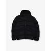 Stone Island Hooded Cotton Jacket In Black