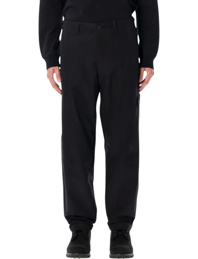 Stone Island Black Logo Cargo Pants