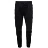 Stone Island Logo Patch Track Pants In Black