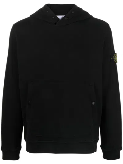 Stone Island Sweater In Black