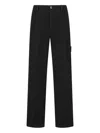 Stone Island Cotton Regular Fit Pants In Black