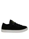 Stone Island Sneakers With Logo In Black