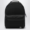 Stone Island Black Nylon Backpack With Logo Patch