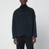 Stone Island Black Nylon Jacket In Black