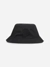 Stone Island Black Nylon Metal Bucket Hat