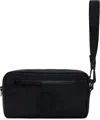 Stone Island Black Nylon Metal Econyl Pouch In V0029 Black
