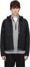 Stone Island Black Nylon Metal Watro-tc Econyl Jacket In V0029 Black