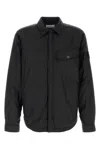 Stone Island Padded Jacket Nylon Chest Pocket In Black