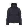 Stone Island Down Parka In Cordura Ripstop Matt Nylon In Blue