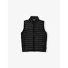 Stone Island Black Padded Sleeveless Shell Gilet In Black