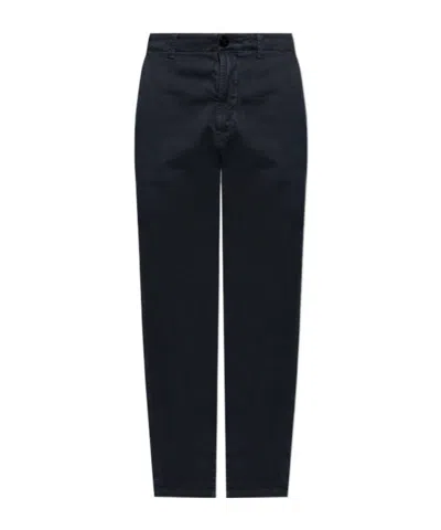 STONE ISLAND STONE ISLAND COMPASS PATCH STRAIGHT-LEG TROUSERS