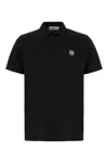 Stone Island Black Piquet Polo Shirt