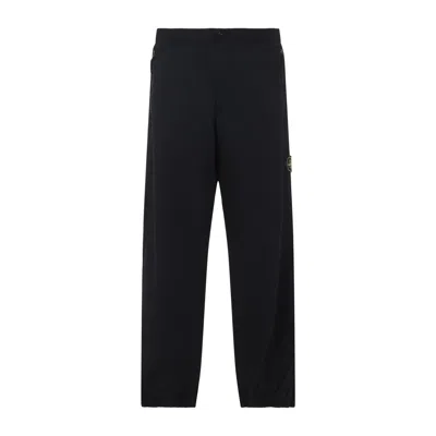 Stone Island Black Polyamide Pants