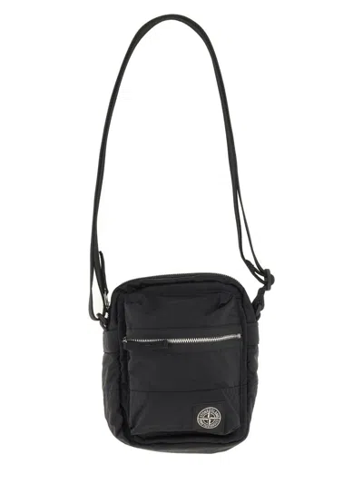 Stone Island Black Polyamide Shoulder Bags