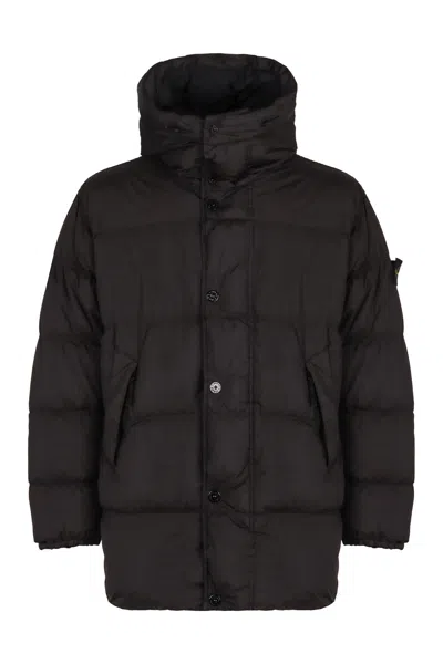 Stone Island Black Polyamide Sports Jackets