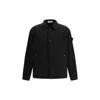 Stone Island Jacket Arm Patch Collared Design Front Pockets