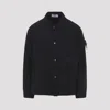 Stone Island Black Polyester Jacket In Black