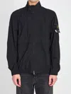Stone Island Black Polyurethane Polyamide Jacket In Black