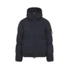 Stone Island Down Parka In Cordura Ripstop Matt Nylon In Black