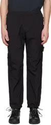 Stone Island Black Regenerated Nylon Metal Econyl Sweatpants In V0029 Black