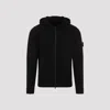 Stone Island Blouson À Capuche In Black