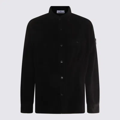 STONE ISLAND BLACK SHIRT