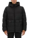 Stone Island Crinkle Reps Ny Puffer Jacket In Black