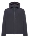 Stone Island Padded Jacket With Hood And Drip-proof In Black