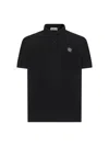 Stone Island Black Piquet Polo Shirt