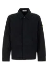 Shop Stone Island Black Stretch Polyester Jacket