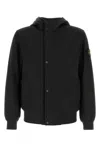 Stone Island Black Stretch Polyester Jacket