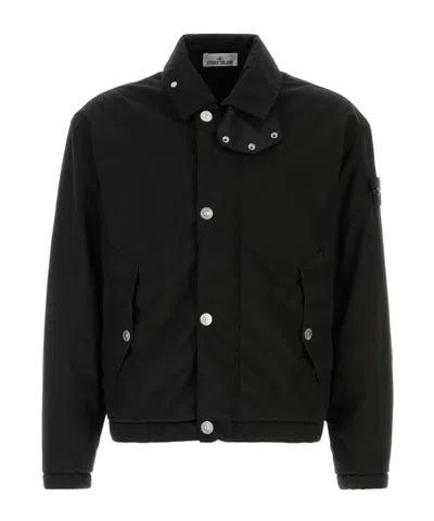 STONE ISLAND STONE ISLAND LOGO PATCH JACKET