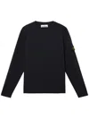 Stone Island 5100007 Cotton Chenille In Black