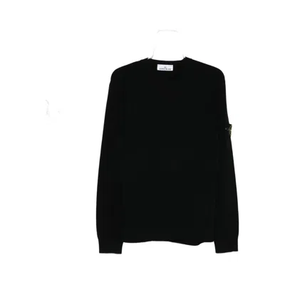 STONE ISLAND BLACK SWEATERS