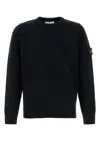 Stone Island Cotton Sweatshirt In Black