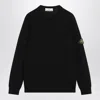 Stone Island Lightweight Wool Crew Neck Sweater With Raglan Sleeves Clothing