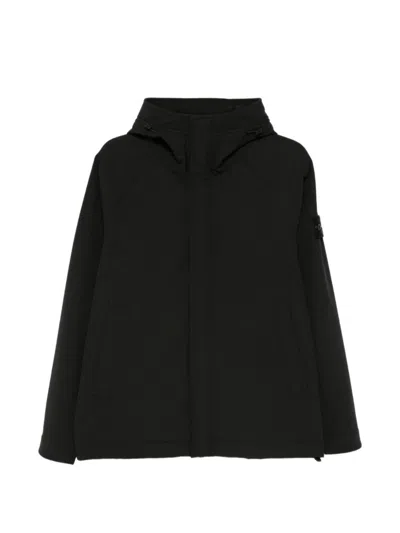 Stone Island Blouson Jacket In Black