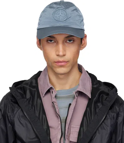 Stone Island Blue 9100011 Nylon Metal Econyl Cap