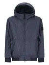 Stone Island Padded Jacket With Drip-proof And Wind-resistant In Blue