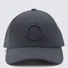 Stone Island Versatile Cap With Curved Brim And Logo In Gray