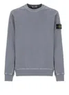 Stone Island Jersey With Logo In Gray