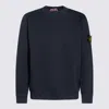 STONE ISLAND BLUE COTTON SWEATSHIRT