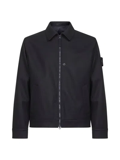 Stone Island Blue Ghost Piece Overshirt