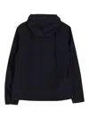 Stone Island Blue Jacket With Long Sleeves In Blue