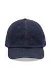 Stone Island Blue Logo Baseball Hat In Blue