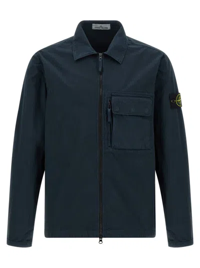 STONE ISLAND BLUE RWS OVERSHIRT
