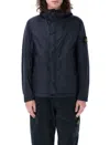 Stone Island Blue Short Parka Jacket